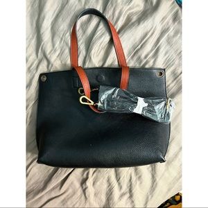 Urban outfitters black bag/satchel. Barely used!